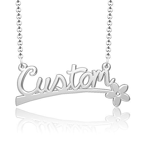 Product Cover Moonlight Collections Custom Name Necklace - Sunflower Necklace - Personalized Necklaces