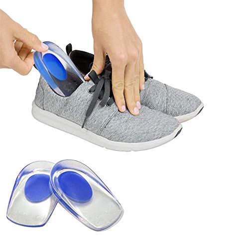 Product Cover WIDEWINGS Gel Heel cups Silicon Heel Pad for Heel Ankle Pain, Heel Spur Shoe Support Pad for Men and Women Shock Cushion Pad for Heels