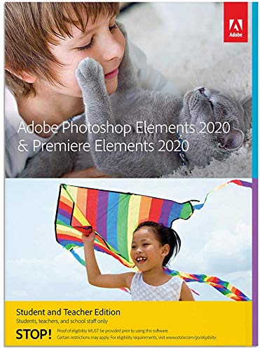 Product Cover Adobe Photoshop Elements 2020 & Premiere Elements 2020 Student and Teacher [PC/Mac Disc]