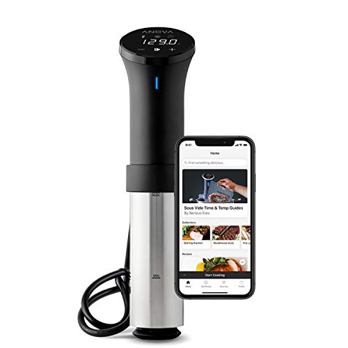 Product Cover Anova Culinary AN500-US00 Sous Vide Precision Cooker (WiFi), 1000 Watts | Anova App Included, Black and Silver