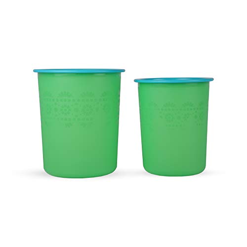 Product Cover Tupperware Deco Cookie Snacks Biscuits Canister 1.2l, 1.9l 2pc