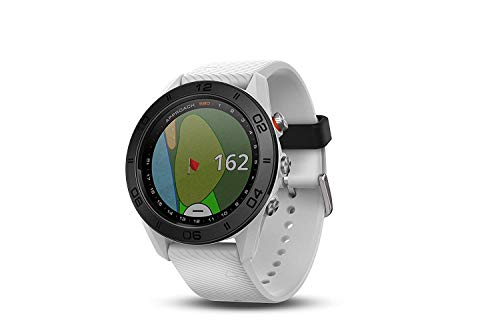 Product Cover Garmin Approach S60 White Band Touchscreen GPS-Enabled Golf Watch with Preloaded Course Maps & Sleep Monitoring(Renewed)