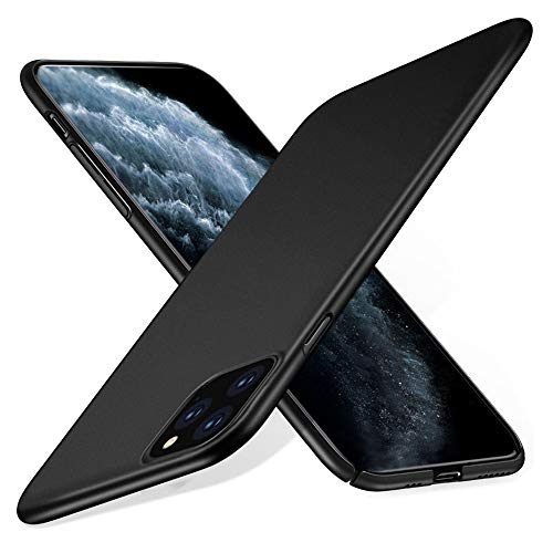 Product Cover iPhone 11 Pro Case, 2019 5.8 inch, Ultra Thin + Slim Fit Shell Hard Protective Phone Cover [Non-Slip Grip] Lightweight iPhone 11 Pro 2019 5.8 Inch - Matte Black