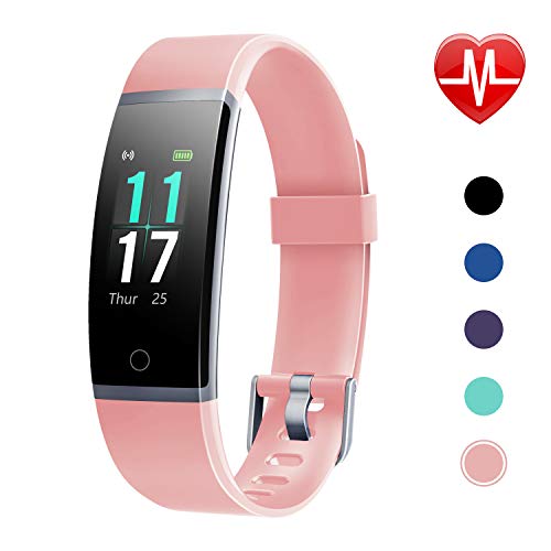 Product Cover Letsfit Fitness Tracker, Activity Tracker with Heart Rate Monitor, IP68 Standard Smart Watch with Pedometer, Calorie Counter for Women Men Kids