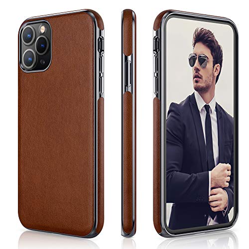 Product Cover LOHASIC iPhone 11 Pro Case, Business Slim Fit PU Leather Elegant High-end Luxury Cover Shockproof Bumper Anti-Slip Soft Grip Full Body Protective Phone Cases for Apple iPhone 11 Pro(2019) 5.8