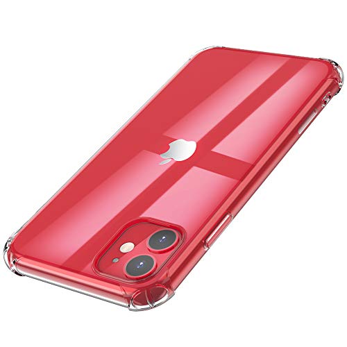 Product Cover anccer Compatible with iPhone 11 Case, Crystal Clear Case with 4 Corners Shockproof Protection Soft Scratch-Resistant TPU Cover for iPhone 11 6.1 Inch (Clear-Crystal)
