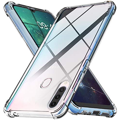 Product Cover Ferilinso Case for Samsung Galaxy A20S,[Strengthen Version with Four Corners] [Camera Care Protection] Shockproof Soft TPU Rubber Skin Silicone Protective Case for Samsung Galaxy A20S Case (Clear)