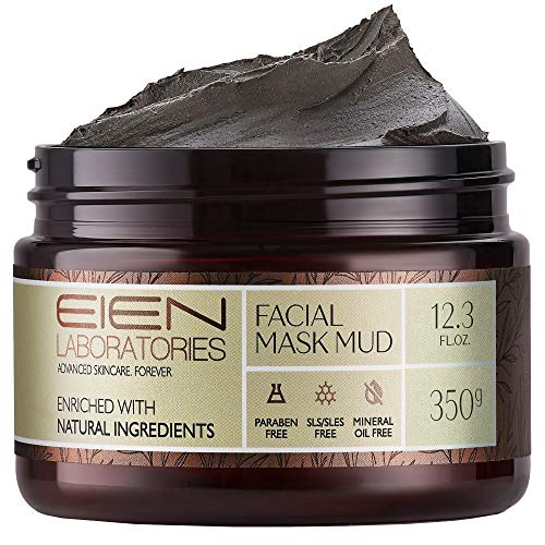Product Cover EIEN Laboratories Natural Dead Sea Mud Mask for Face - Acne, Oily Skin and Blackheads, Pore Minimizer Face Mask for Radiant, Moisturized Skin, for Men and Women - 12.34 Ounce