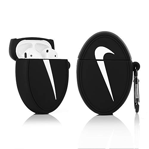 Product Cover LKDEPO 3D Airpods Silicone Case Cover with Keychain Compatible for Airpods 1&2 (Stylish Designer Designed for Teens Boys and Girls)