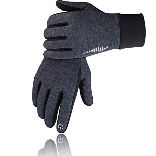 Product Cover SIMARI Winter Gloves for Men Women,Keep Warm Touch Screen Windproof Cold Weather Gloves for Cycling Running SMRG102(Grey XL)