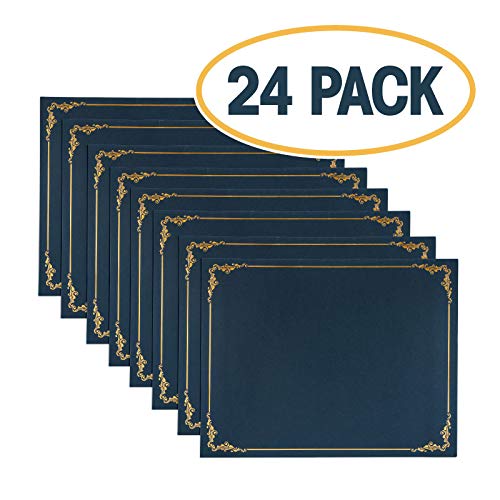Product Cover Pack of 24, Certificate Paper Diploma Paper Award Certificates for Kids and Adults by Crystal Lemon