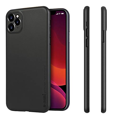 Product Cover memumi Super Light Slim for iPhone 11 Pro Max Case, [0.3 mm] Matte Finish Back Cover Case Compatible with iPhone 11 Pro max Thin Fit Phone Case Minimal Design with Fingerprint Resistant (Matte Black)