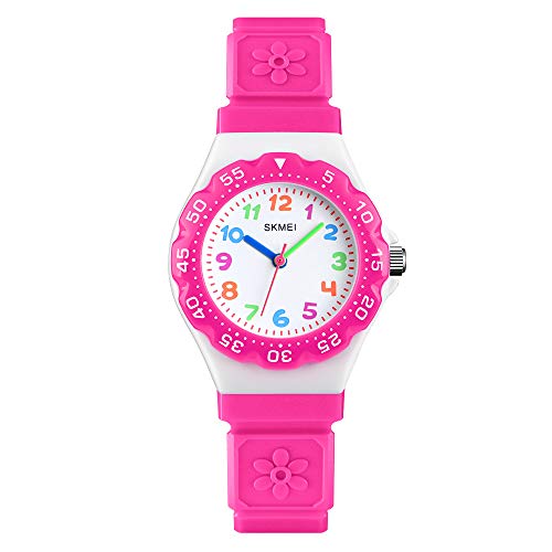 Product Cover Kids Watch for Girls Ages 5-7 with Gift Box, GRyiyi Girl's Watches 50M Waterproof Wrist Watch Adorable Time Teacher for Girl