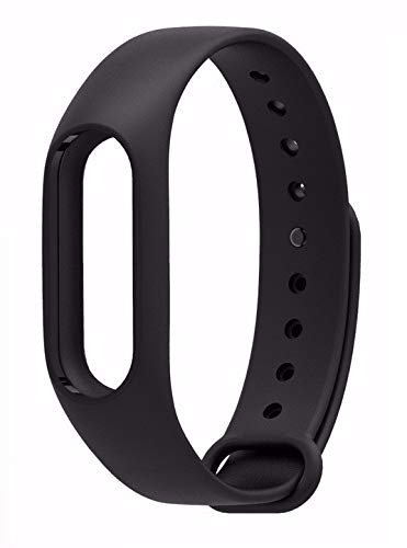 Product Cover TOTU Silicone Wrist Strap M2 Band Strap for Xiaomi Mi Band 2 Mi Band Smart Activity Tracker Smart Bracelet Watch Band Case Miband 2 Wearable Wristband Bracelet Strap (Black)
