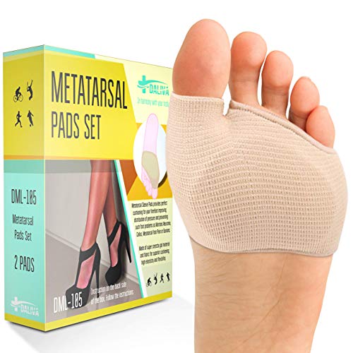 Product Cover Metatarsal Pads Ball of Foot Cushions - Forefoot Cushions Shoe Inserts for Man & Women - Insoles for Ball of Foot Pain - Pain Relief for Metatarsalgia Morton Neuroma Calluses