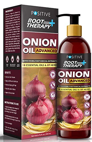 Product Cover POSITIVE Root Therapy + Advanced Onion Oil for Hair Growth | Blend of 18 Essential oils & 37 Herbs & Redensyl | 200mL