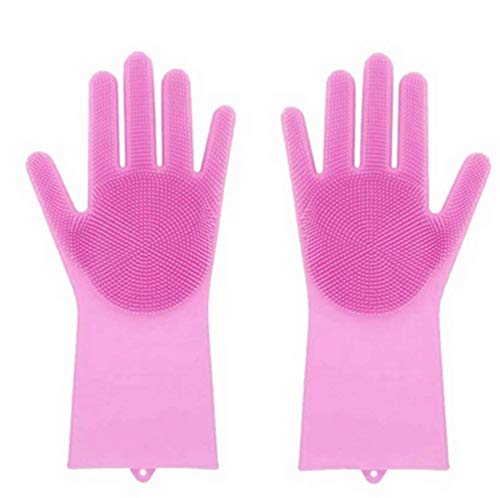 Product Cover Magic Silicone Dish Washing Guantes Latex Garden Rubber Gloves Kitchen Accessories Dishwashing Household Cleaning Brush