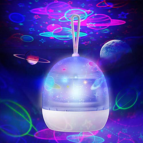 Product Cover zonpor Star Projector Night Light for Kids - 360 Degree Rotating, 4 Optional Themes-Universe Planet/Underwater World/Carousel/Star Sky Light Projector Lamp for Bedroom Girl/Boy