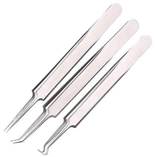 Product Cover Blackhead Remover Comedone Extractor, 3 in 1 Professional Stainless Skin Zit Acne Blemish Whitehead Popping Removing Surgical Tools Set, Silver