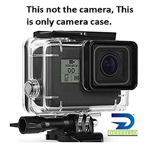 Product Cover DESTELLO® Go Pro Underwater Housing Waterproof Case Diving Protective Shell Accessories Cover with Bracket for GoPro Hero 7 Black 2018
