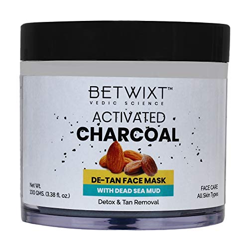 Product Cover Betwixt Activated Charcoal De-Tan Face Mask with Dead Sea Mud for Acne & Blackheads, 100 Gm
