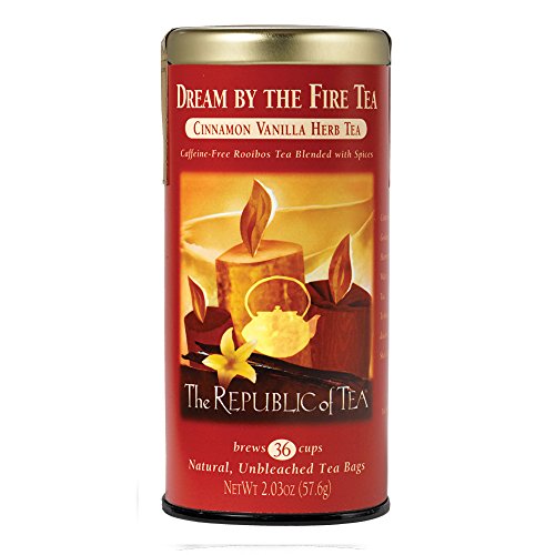 Product Cover The Republic of Tea Dream By The Fire Tea, 36 Tea Bags, Holiday Vanilla Cinnamon Blend
