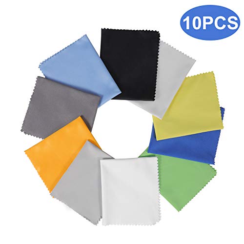 Product Cover 10 Pack Assorted Colors Microfiber Cleaning Cloths - 6