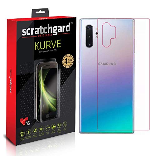 Product Cover Scratchgard Galaxy Note10 Plus Unbreakable Flexible Glass Film Back Screen Protector for Samsung Galaxy Note 10 Plus Back Only