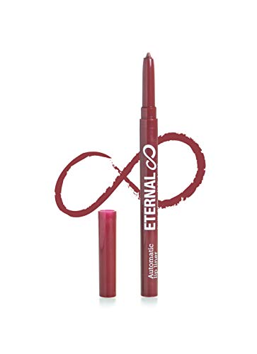 Product Cover Eternal Automatic Twist Up Water Resistant Lip Liner - Easy Glide-on, Long Lasting and Non-Smudge Retractable Lip Pencil with Pigments and Professional Creamy Matte Finish (Wine)