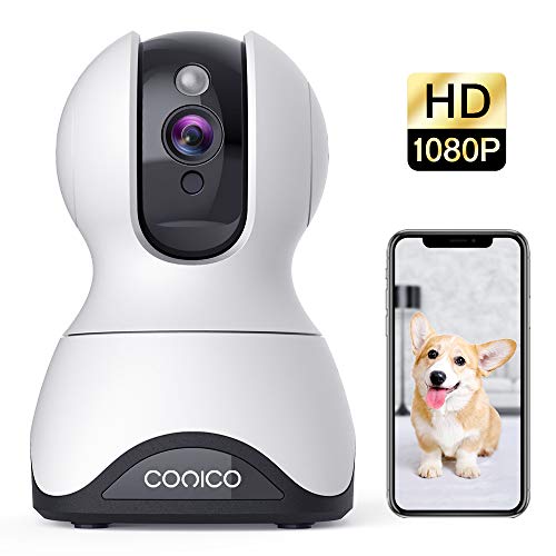 Product Cover Pet Camera,Conico 1080P HD Wireless IP Camera with Sound and Motion Detection Two-Way Audio,Pan/Tilt/Zoom WiFi Dome Camera,Home Security Baby Monitor with Night Vision