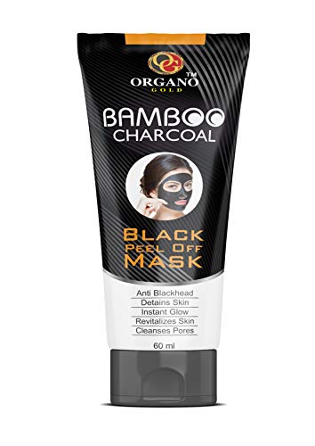 Product Cover Organo Gold Activated Charcoal (deep clean) Peel off mask for Men & Woman | 60 ML