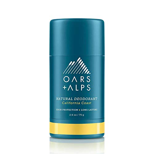 Product Cover Oars + Alps Natural Deodorant , Allergen-Free Fragrance, Aluminum-Free, Alcohol-Free, Fights Odor. 2.6 oz, California Coast Scent