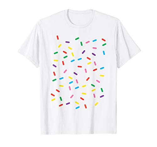 Product Cover Ice Cream With Sprinkles Funny Lazy DIY Halloween Costume T-Shirt