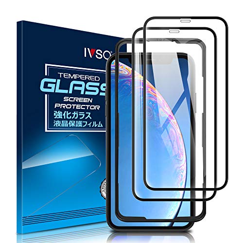 Product Cover IVSO 2 Pack iPhone 11 Pro/iPhone Xs/iPhone X Screen Protector 5.8 inch Case Friendly No Bubble Tempered Glass Screen Protector for iPhone 11 Pro/iPhone X,iPhone Xs with Lifetime Replacement Warranty