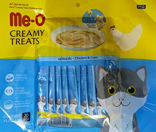 Product Cover Me-O Creamy Treats Chicken & Liver Flavour (Pack of 20)