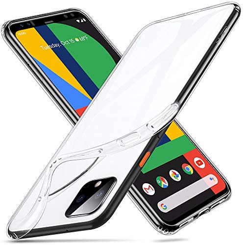 Product Cover ESR Essential Zero Compatible for Pixel 4 XL Case, Slim Clear Soft TPU Cover with Cushioned Corners for The Google Pixel 4 XL(2019), Clear