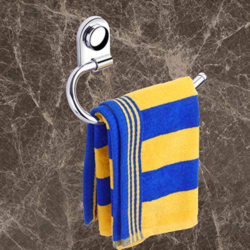 Product Cover U-S-F BATH ACCESSORIES Shine Anti-Corrosive and Stainless Steel Polo Towel Ring (Chrome Finish)