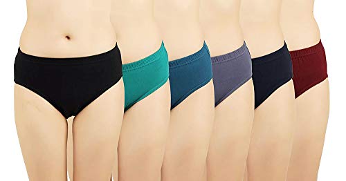 Product Cover Nestos Cotton Hipster Panties for Womens Combo, Multi Coloured - (Pack of 6)