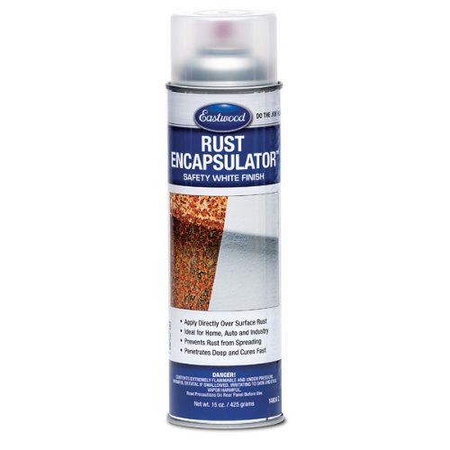 Product Cover Eastwood White Rust Encapsulator 15 oz Aerosol Prevents Rust Corrosion Epoxy Fortified Low VOC Formula