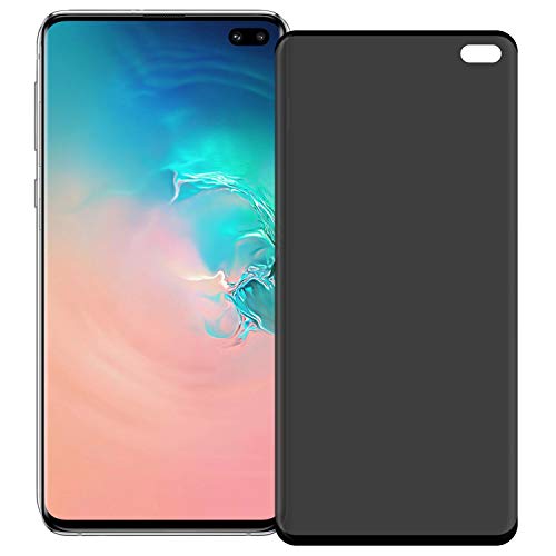 Product Cover Galaxy S10 Plus Privacy Screen Protector,Tempered Glass Anti Glare/Spy Anti-Scratch No Bubble 9H Hardness 3D Touch Compatible with Samsung Galaxy S10 Plus / S10+
