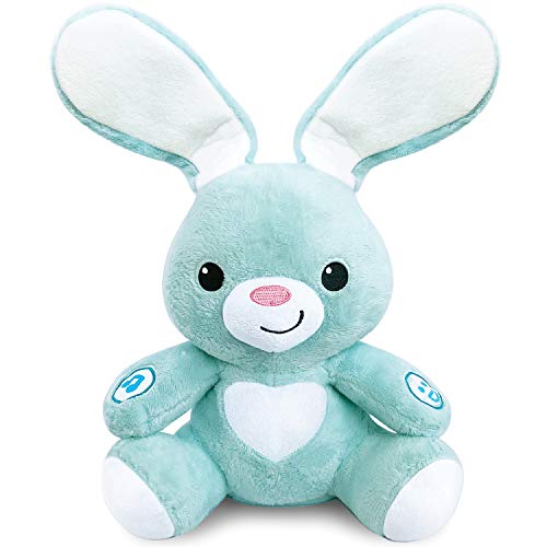 Product Cover BABYBibi Peekaboo Light Up Interactive Bunny - Soft Stuffed Animal Toy is 13 inches Tall - for Ages 6 Months and Up