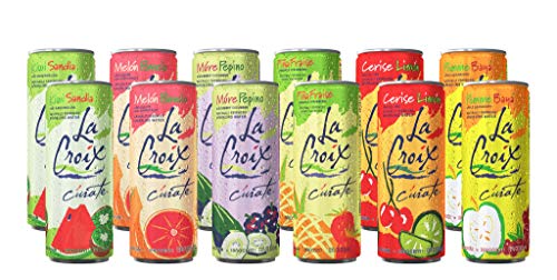 Product Cover La Croix Sparkling Water - Curate - All Flavor Variety Pack, 6 Flavors (Sampler), 12 Oz Slim Cans, Flavored Seltzer Water Beverage Naturally Essenced | Pack of 12
