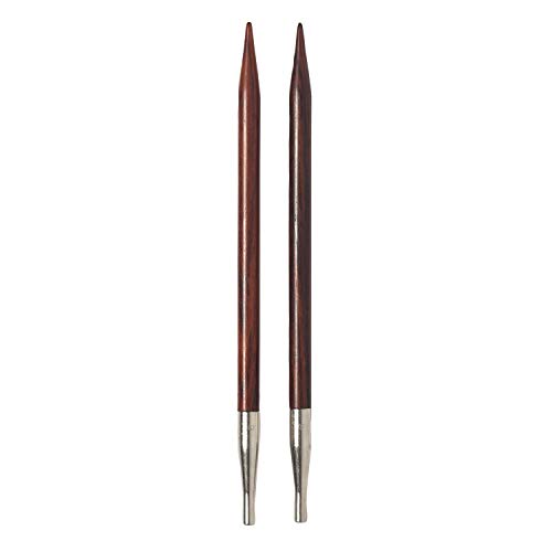 Product Cover Knit Picks Cocobolo Wood Interchangeable Knitting Needle Tips US 13 (9.00 mm)