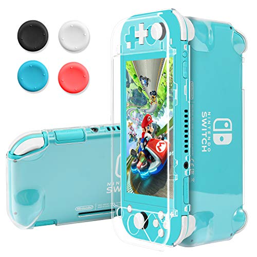 Product Cover Pakesi Case for Nintendo Switch Lite, Compatible with Nintendo Switch Lite Cover Case and Tempered Glass Screen Protector Ultra Slim Portable Hard Shell