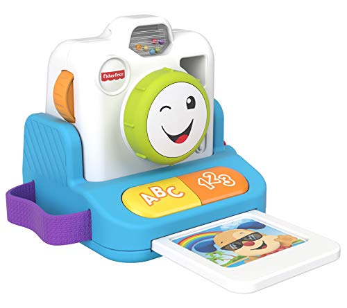 Product Cover Fisher-Price Laugh & Learn Click & Learn Instant Camera, Musical Toy