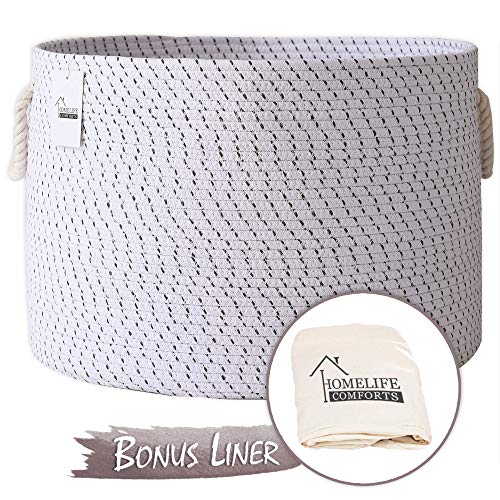 Product Cover HomeLife Comforts XXL Woven Cotton Rope Basket | 20