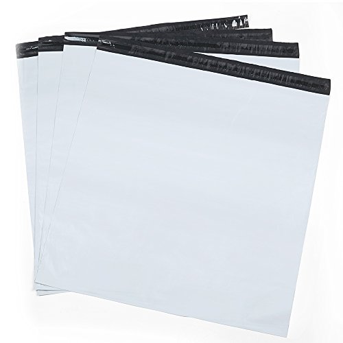 Product Cover Metronic Large Shipping Bags 100 Pack White Poly Mailers 19x24 Envelopes with Self Adhesive,Waterproof and Tear-Proof Postal Bags