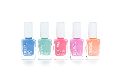 Product Cover Eternal 5 Collection: Candy Pastels - 5 Pieces Set: Long Lasting, Quick Dry Nail Polish