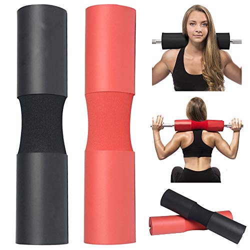 Product Cover TOUA Barbell Squat Neck Rack Cushion Foam Shoulder Pad Neck Back Protective Pad Fitness Padded Attachment Squat Pads for Weightlifting, Hip Thrusts, Gym Weight Lifting Hip Glute Exercises