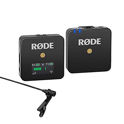Product Cover Rode Wireless GO Compact Microphone System Includes Tansmitter and Receiver - with Lav Condenser OmniDirectional Lavalier/Lapel Microphone